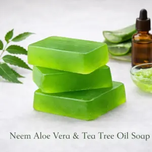 Handmade neem aloevera soap